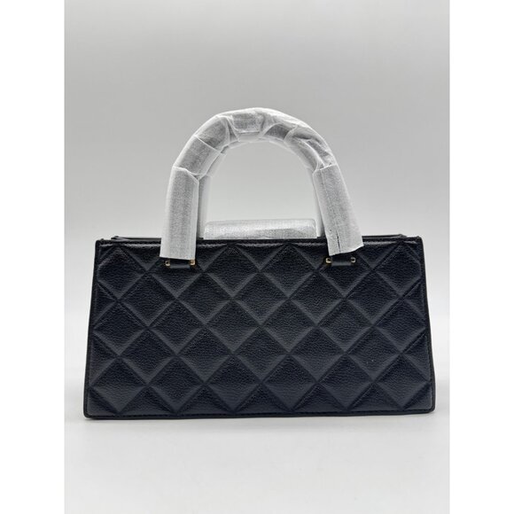 TORY BURCH Fleming East West leather small women's tote - Black - Picture 5 of 8